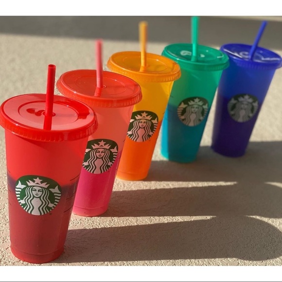 Starbucks Accessories - RARE Starbucks 2020 Color Changing Reusable Cups